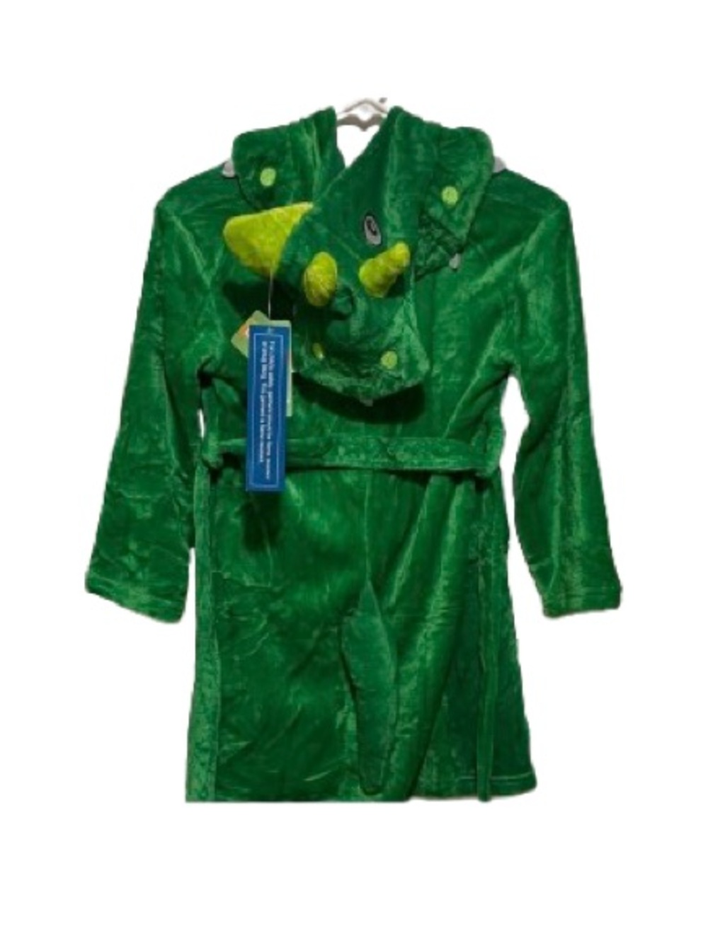 NWT Lolanta Childs Hooded Dinosaur Bathrobe Fleece Size Latge Youth